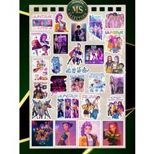 Kpop Demon Hunter Sticker Seti – 25’li | 3-5 cm | Suya Dayanıklı, Araba–laptop–defter Etiketleri