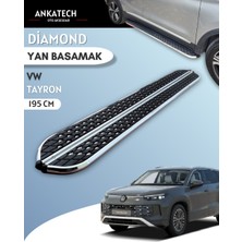 Ankatech Vw Tayron 2 Dıamond Krom Yan Basamak 193 cm 2024 Üzeri A+ Kalite