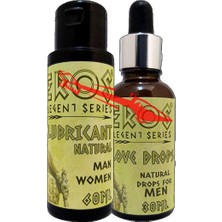 Ozka Concept Eros Legent 60 ml Lubricant Gel Kolay Kayganlık Jeli + Soğuk Erkeklere Özel Içecek 30 ml