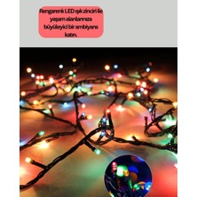 Shoppingfestr 8 Modlu LED Işık Zinciri Iç Mekan Dekoratif Aydınlatma Tk