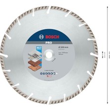 Çok Amaçlı Elmas Bıçak Standart 300X20 mm Standard For Universal - 2608615068