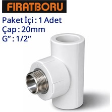 Fırat Dış Dişli Te 20MM, 1/2'', 1 Adet, 7B54020127