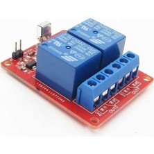 Dc 12V 2 Kanallı 433MHZ Kablosuz Rf Alıcılı Röle Modülü