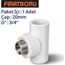 Fırat Dış Dişli Te 20MM, 3/4'', 1 Adet, 7B54020191