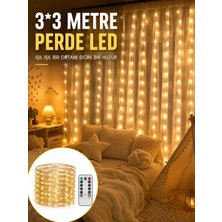 Nemere 3x3 Metre Perde LED Işık – Parti ve Bahçe Dekorasyonu Yeni Nesil