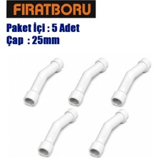 Fırat Manşonlu Köprü 25MM, Manşonlu Kavis, 5 Adet, 7B00130025