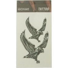Zero Land Spt-Gld Kartal Tattoo Dövme STICKER-11928287-BEYAZ