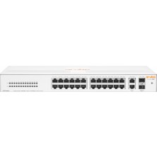 TeknoKapsül Hp Aruba Instant On, R8R50A, 1430-24G, 24PORT, Gigabit, 2 Port Gigabit Sfp, Yönetilemez,masaüstü Switch