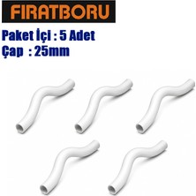Fırat Düz Köprü 25MM, Düz Kavis, 5 Adet, 7B00120025