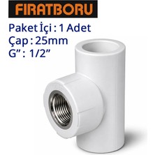 Fırat Iç Dişli Te 25MM, 1/2'', 1 Adet, 7B52025127