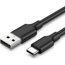 Ugreen USB Type-C Şarj ve Data Kablosu, Siyah, 1.5 Metre Teşhir