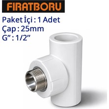 Fırat Dış Dişli Te 25MM, 1/2'', 1 Adet, 7B54025127