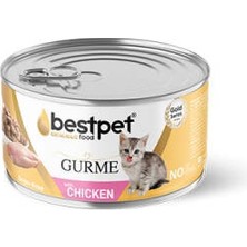 Bezos Gurme Jelly Tavuklu Tahılsız Yavru Kedi Konservesi 85 gr