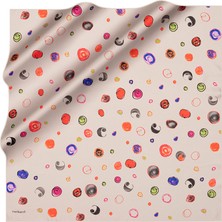 Cacharel Gri 90X90 Ipek Twill Eşarp