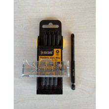 Rüzgar Makina SGS3834 Sgs Pozidriv Uçlu Bits S2 PZ3*100MM Black-Pro 10LU Paket