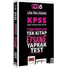Akm Kitap 2026 Kpss Lise Ön Lisans Efsane Yaprak Test Yargı Yayınları