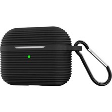 Bezos Airpods Pro 3 (3.nesil) Raven Silikon Kılıf - Siyah