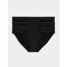Marks & Spencer 3'lü Dantelli Bikini Külot Seti