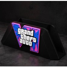 Gta Vı Temalı Ps5 Dualsense Kontrolcü Standı – Playstation 5 Gamepad Tutucu – Masaüstü Düzenleyici