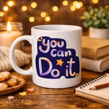 Bezos You Can Do It Motivasyon Kupası Model 132 – Ilham Veren Tasarım, Porselen Kupa, Ofis & Hediye Kupası