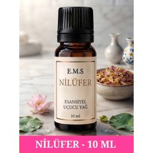 E.M.S NİLÜFER Esansiyel Uçucu Yağ Buhurdanlık Yağı Difüzör Esansı Oda Kokusu Esansı Mum Esansı 10 Ml.