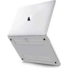 Mossem Macbook Pro 13 2021 Macbook Buzlu Kapak - Şeffaf