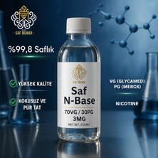 Saf N-Base 250ML/3MG | 70/30 Vg-Pg