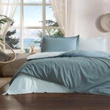 Özdilek Çift Kişilik Ranforce Nevresim Takımı Colourist Maldiv Aqua