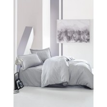 Cotton Box Çift Kişilik Saten Nevresim Takımı Elegant Gri