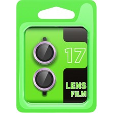 İlk El Grup Apple Iphone 17 Raze Metal Kamera Lens - Açık Mor