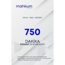 Cezaevi 750 Dakika Ankesörlü Telefon Kartı Kontör Yükleme Şifresi
