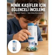 Nemere Pmma Optik Lensli Kompakt Taşınabilir Mikroskop Yeni Nesil