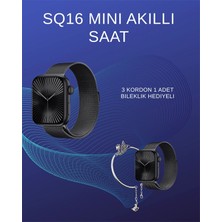 Zenviaa Mey Ithalat® Sq-16 Mini Series 10 Akıllı Saat | Spor Modları, Bildirim ve Müzik Kontro