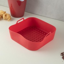 Happy Trend Aryıldız Dailytools Air Fryer Pişirme Kabı Kırmızı