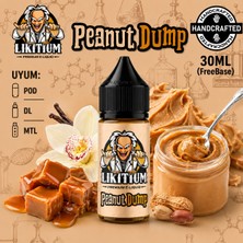 Likitium Peanut Dump 30ML/9MG Likit Aroma – Fıstık Ezmesi, Karamel ve Vanilya