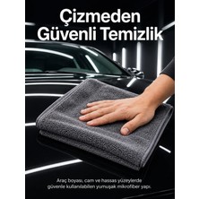 Mikrofiber Araç Temizlik Bezi 50X70 cm Oto Yıkama Sonrası Kurulama ve Parlatma Bezi