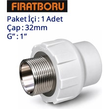 Fırat Dış Dişli Rakor, 32MM, 1'', 7B963032254