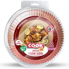 Happy Trend Cook Airfryer Pişirme Kağıdı, Xxl Boy, 20 Cm, 50 Adet