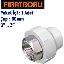 Fırat Iç Dişli Rakor (Altı Köşe) 90MM, 3'', 1 Adet, 7B61090762