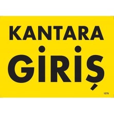 Ozka Concept Kantara Giriş Uyarı Levhası 25X35 KOD:1578