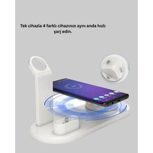 My Best Store Masaüstü Düzenleyici 4’ü 1 Arada Kablosuz Şarj Aksesuarı Yeni Nesil