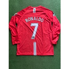 Candy Cup 2008 Manchester United Şampiyonlar Ligi Finali Uzun Kollu Ronaldo Forması
