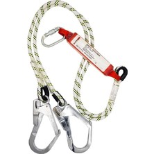 Ozka Concept Çift Bacaklı Şok Emicili Lanyard Büyük Kancalı