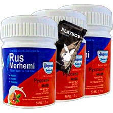 Ozka Concept Playboy Tüylere Rus Merhemi 3lü x 50 ml + Yanında Jel