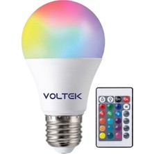 Ozka Concept Voltek 9W Kumandalı Beyaz+Rgb LED Ampul