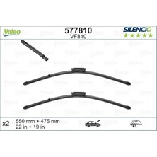 Valeo Spt-Gld Silecek Tk. Aerotwin 550MM 475MM Muz Tipi Renault Symbol Iii 14- Dacia Sandero Ii 12- Logan Ii 12- Duster 10-