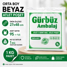 İsopack Beyaz Atlet Orta Boy Grbz