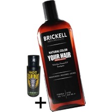 Ozka Concept Brickell Saçsakal Beyazlıkgiderici 237 ml Erkeklere Özel Şampuan + Hotrhino Analrahatlatıcı