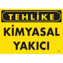 Ozka Concept Tehlike Kimyasal Uyarı Levhası 25X35 KOD:761