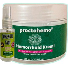 Ozka Concept Proctohemo 100 ml Hemor.roidin Kremi + Çörek Otu Yağı Teskin Yağı 30 ml